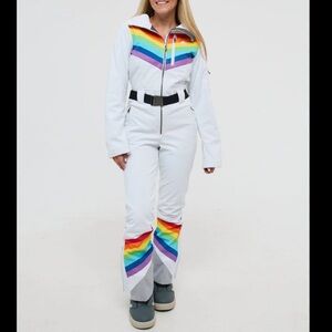 OOSC CHIC SKI SUIT-RAINBOW ROAD Medium